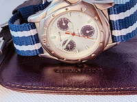 Novastar vintage militaire horloge met nieuwe nato band - afbeelding 3 van  5