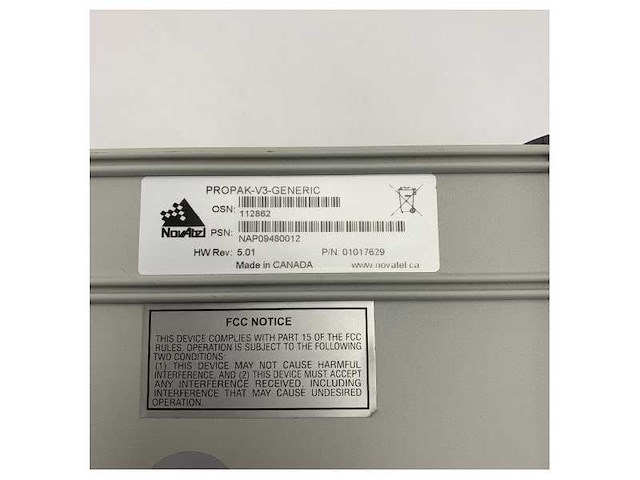 Novatel propak v3 424-l1 l2 gps receiver - afbeelding 5 van  5