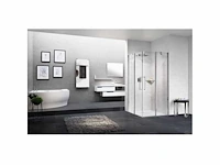 Novellini - hoekinstap met schuifdeur 87-89 x 200 cm - afbeelding 1 van  4