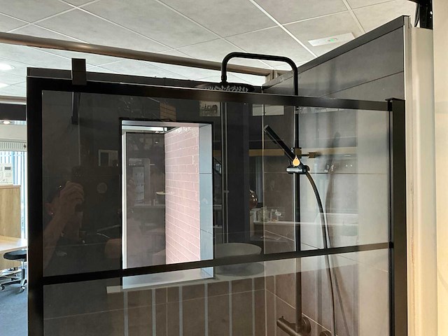 Novellini - kuadra - kuadh100-82h - inloopdouche 98 x 200 cm - afbeelding 6 van  8