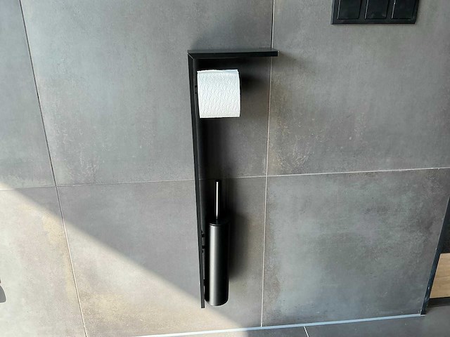 Novellini - kuadra - toiletrolhouder met borstel - afbeelding 2 van  2