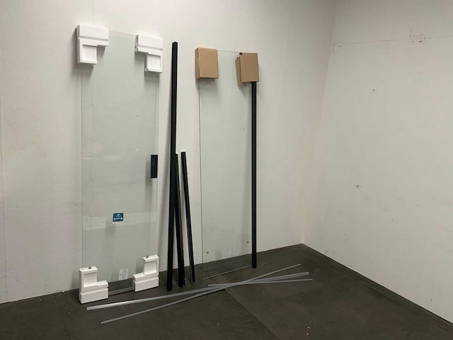 Novellini - zephyros 2p - douche & badwand schuifdeur 114x200 cm - afbeelding 1 van  9