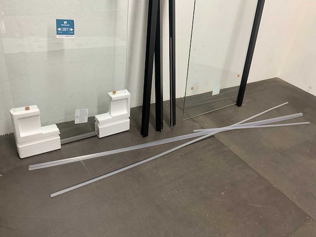 Novellini - zephyros 2p - douche & badwand schuifdeur 114x200 cm - afbeelding 4 van  9