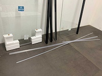 Novellini - zephyros 2p - douche & badwand schuifdeur 114x200 cm - afbeelding 4 van  9