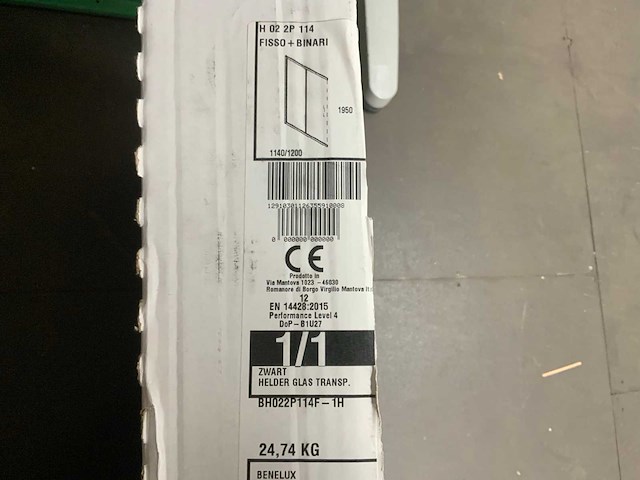 Novellini - zephyros 2p - douche & badwand schuifdeur 114x200 cm - afbeelding 8 van  9