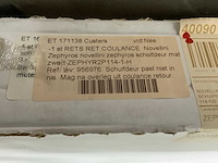 Novellini - zephyros 2p - douche & badwand schuifdeur 114x200 cm - afbeelding 9 van  9