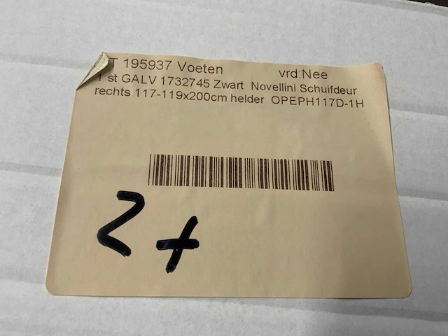 Novellini - zephyros 2p - douche & badwand schuifdeur - afbeelding 7 van  9