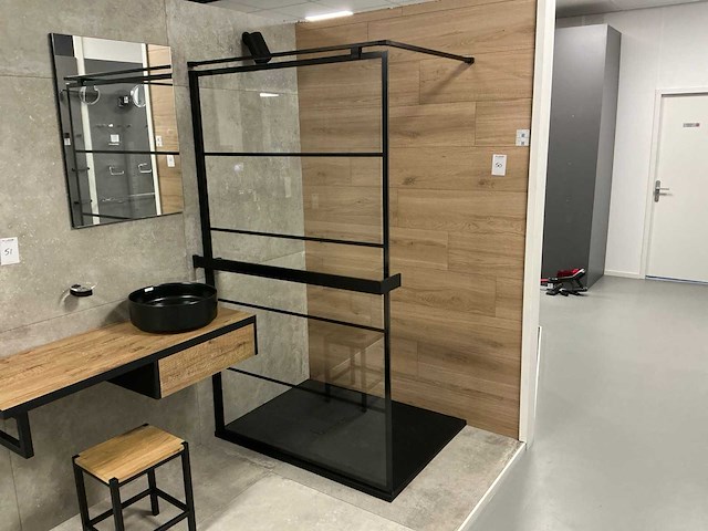 Novellini custom / kuadra douchebak met douchewand - afbeelding 6 van  6