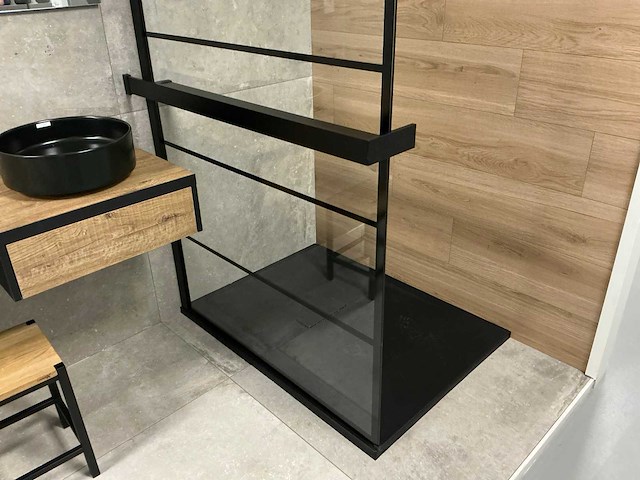 Novellini custom / kuadra douchebak met douchewand - afbeelding 5 van  6