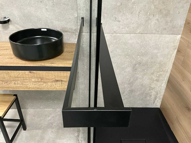 Novellini custom / kuadra douchebak met douchewand - afbeelding 4 van  6