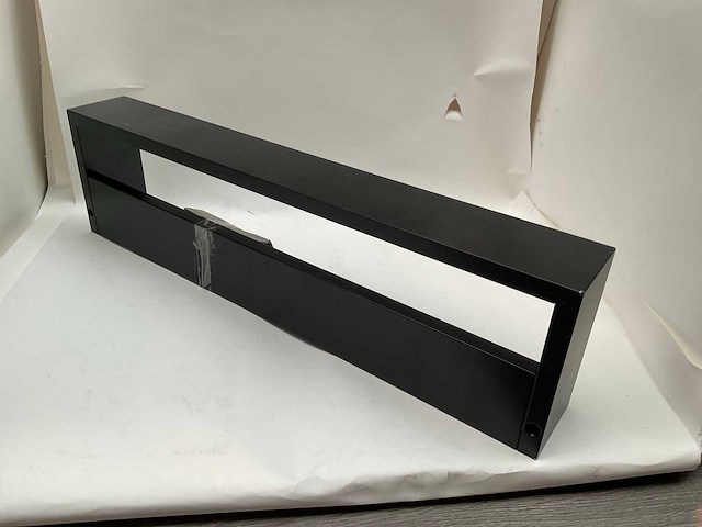 Novellini frame planchet met handdoekhouder mat zwart - afbeelding 4 van  4