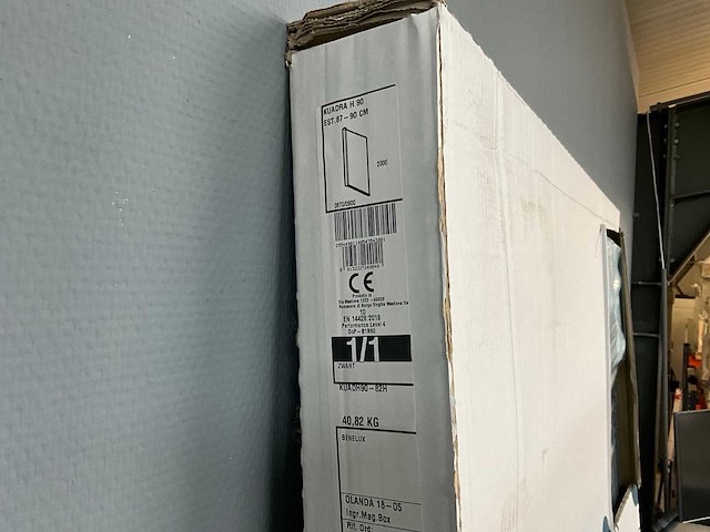 Novellini kuadra h 90 inloopdouche - afbeelding 3 van  6