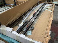 Novellini louvre g draaideur voor nis 108/111x195cm links chroom/helder - afbeelding 2 van  4