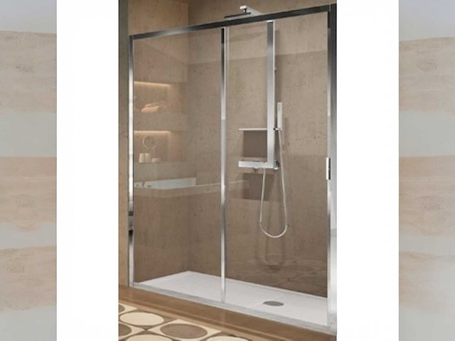 Novellini lunes 2.0 douchedeur 114-120 cm - afbeelding 1 van  2