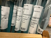 Novellini tris acryl 75 cm chroom profiel tpdf75-23b spatscherm - afbeelding 3 van  4