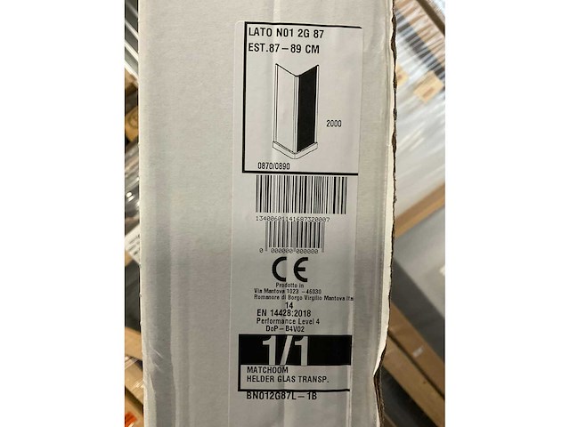 Novellini y22g87l douchedeur - afbeelding 2 van  2