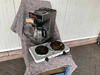 Novo koffiezetapparaat en kookplaat