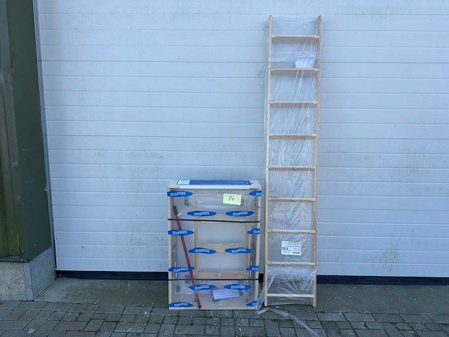 Novoferm - vlieringtrap - 1180 2-dlg 70x110x20cm - afbeelding 1 van  3