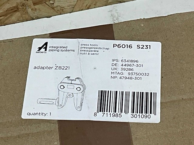 Novopress adapter zb221 - afbeelding 5 van  5