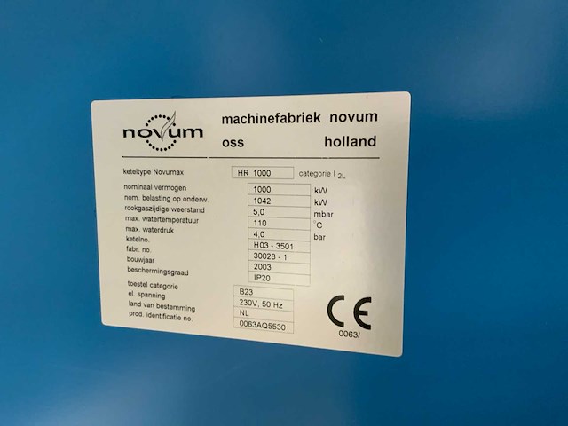 Novum hr 1000 verwarmingsinstallatie - afbeelding 8 van  9
