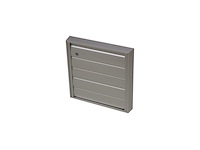 Novy aluminium buitenmuurrooster mge 150mm - afbeelding 1 van  2