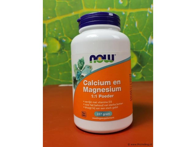Now voedingssupplementen, diverse soorten o.a. calcium en magnesium 1:1 poeder & maca - afbeelding 7 van  14