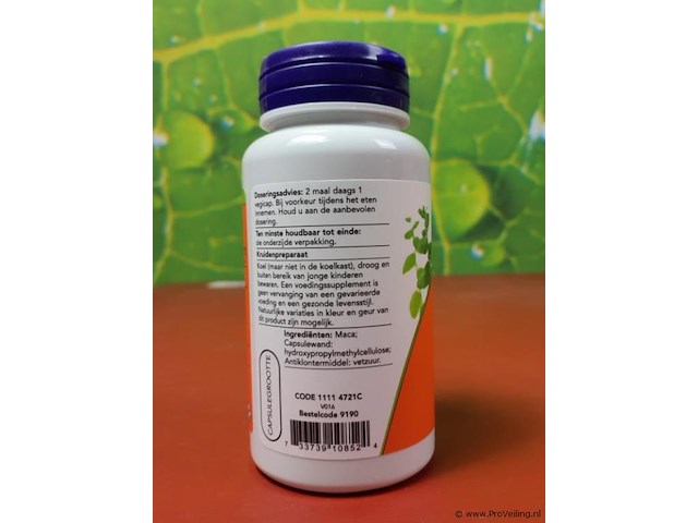 Now voedingssupplementen, diverse soorten o.a. calcium en magnesium 1:1 poeder & maca - afbeelding 11 van  14