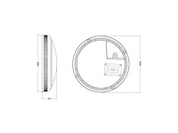 Noxion econox 20w led opbouwarmatuur (3x) - afbeelding 2 van  3