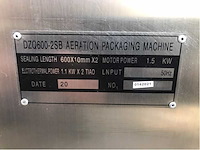 Noypack dz600h-2sb double chamber vacuümmachine - afbeelding 3 van  6