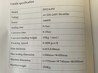 Noypak dfqa450 folie krimptunnel - afbeelding 6 van  14