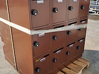 (ns materiaal) 2x 12-deurs lockerkast, olssen - afbeelding 3 van  7