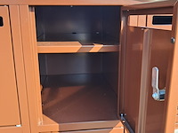 (ns materiaal) 2x 12-deurs lockerkast, olssen - afbeelding 6 van  7