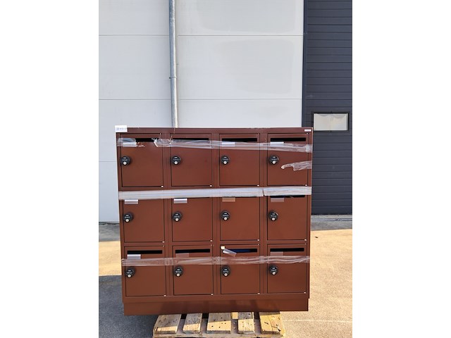 (ns materiaal) 2x 12-deurs lockerkast, olssen - afbeelding 1 van  7