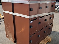 (ns materiaal) 2x 12-deurs lockerkast, olssen - afbeelding 3 van  7