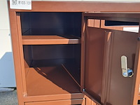 (ns materiaal) 2x 12-deurs lockerkast, olssen - afbeelding 6 van  7