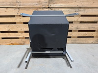 (ns materiaal) 2x fauteuil, gijs van der sluis, model 30, zwart - afbeelding 5 van  7