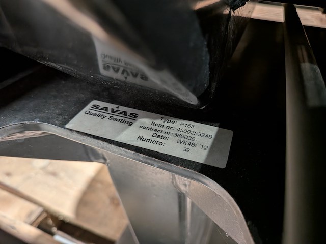 (ns materiaal) 2x machinistenstoel, savas, p153, 2012 - afbeelding 5 van  5