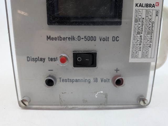 (ns materiaal) 3x hoogspanningsmeter, digit, met 4x sonde, fluke 80k-40 - afbeelding 6 van  10