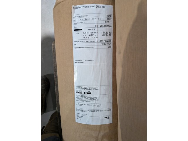 (ns materiaal) 3x rol rubberen vloerbedekking, noraplan, valua mobil (933) ntx, 6882, 2022 - afbeelding 5 van  5