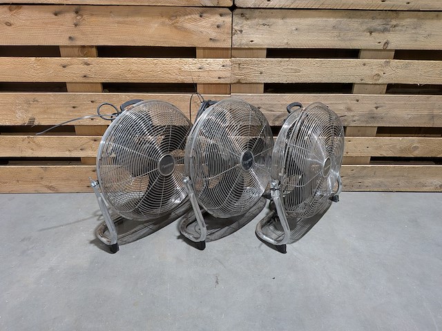 (ns materiaal) 3x vloerventilator, bestron, dfa40 - afbeelding 1 van  8