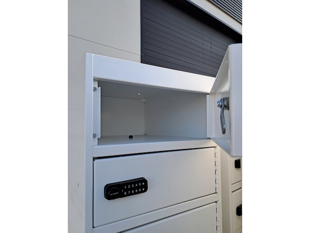 (ns materiaal) 4x 10-deurs lockerkast, olssen - afbeelding 6 van  7