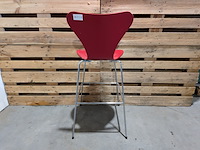 (ns materiaal) 4x barkruk, fritz hansen, series 7 - afbeelding 8 van  11