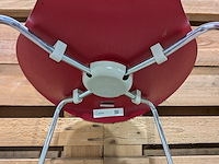 (ns materiaal) 4x barkruk, fritz hansen, series 7 - afbeelding 9 van  11