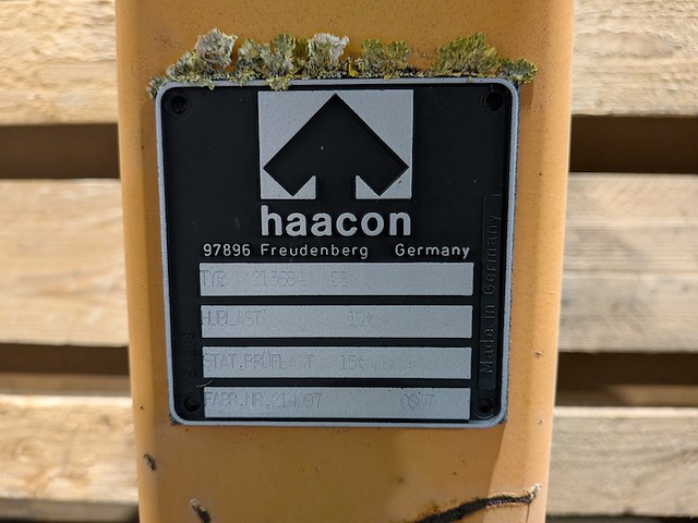 (ns materiaal) 4x nivelleerkrik, haacon, 213684 ce - afbeelding 8 van  9