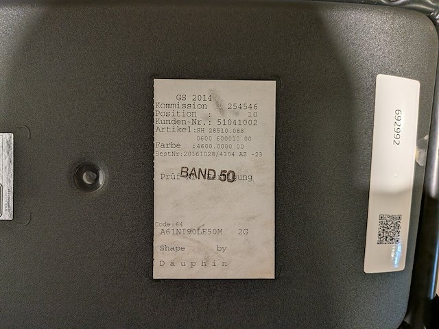 (ns materiaal) 4x vergaderstoel, dauphin, shape - afbeelding 3 van  12