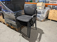 (ns materiaal) 4x vergaderstoel, dauphin, shape - afbeelding 4 van  12