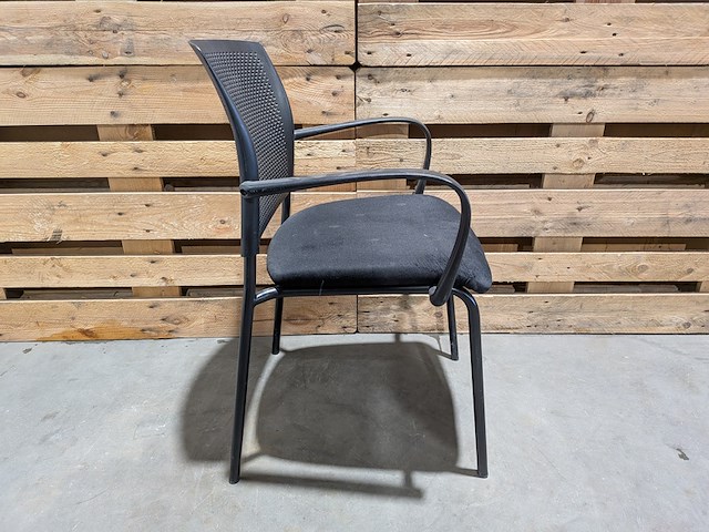 (ns materiaal) 4x vergaderstoel, dauphin, shape - afbeelding 6 van  12