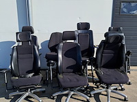 (ns materiaal) 7x diverse bureaustoel, o.a könic - afbeelding 1 van  47