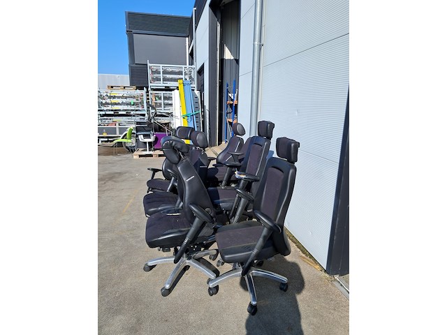 (ns materiaal) 7x diverse bureaustoel, o.a könic - afbeelding 12 van  47