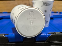 (ns materiaal) 8x kunststof transportbak, engels, e-line distribox, met herbruikbare bekes, circulware - afbeelding 3 van  6